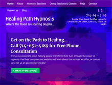 Tablet Screenshot of ochypnotherapy.com